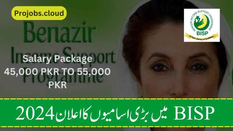 Latest Jobs in Benazir Income Support Programme (BISP) 2024